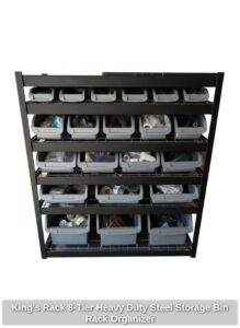 Kings-Rack-Tier-Heavy-Duty-Steel-Storage-Bin-Rack-Organizer