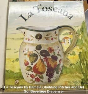 La-Toscana-by-Pamela-Gladding-Pitcher-and-Del-Sol-Beverage-Dispenser-third-image
