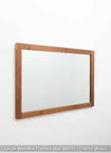 Large-Wooden-Framed-Wall-Mirror-Cherry-Wood