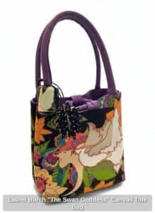Laurel-Burch-The-Swan-Goddess-Canvas-Tote-Bag-third-image