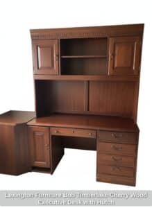 Lexington-Furniture-Bob-Timberlake-Cherry-Wood-Executive-Desk-with-Hutch
