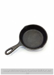 Lodge-.-inch-Square-Cast-Iron-Grill-Pan-with-Lid-third-image