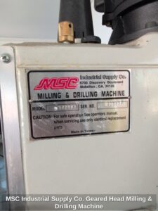 MSC-Industrial-Supply-Co.-Geared-Head-Milling-Drilling-Machine-third-image