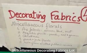 Miscellaneous-Decorating-Fabrics-Lot