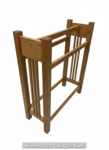 Mission-Style-Oak-Quilt-Rack