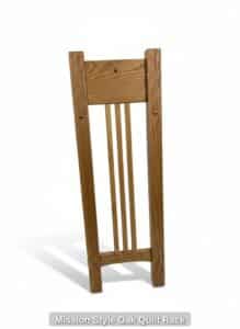 Mission-Style-Oak-Quilt-Rack-second-image