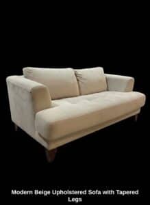 Modern-Beige-Upholstered-Sofa-with-Tapered-Legs-second-image