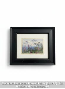 Mountain-Landscape-Framed-Prints-Set-of-Mt.-Rainier-and-Denali-Inspired-third-image