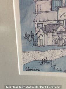 Mountain-Town-Watercolor-Print-by-Greene-second-image
