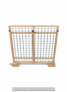 MyPet-Wire-Mesh-Wood-Pet-Gate