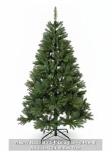 Nearly-Natural-.-ft-Douglas-Fir-Pre-lit-Artificial-Christmas-Tree