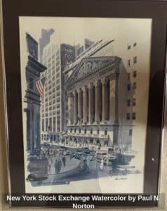 New-York-Stock-Exchange-Watercolor-by-Paul-N.-Norton