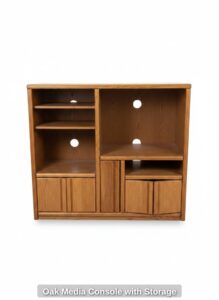 Oak-Media-Console-with-Storage