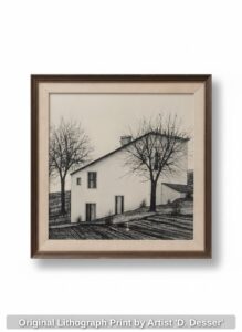 Original-Lithograph-Print-by-Artist-D.-Desser