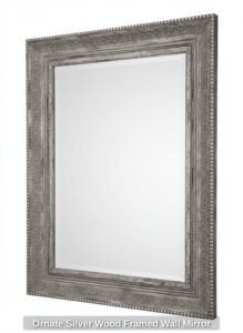 Ornate-Silver-Wood-Framed-Wall-Mirror