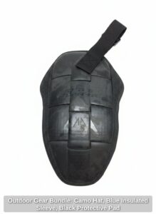 Outdoor-Gear-Bundle-Camo-Hat-Blue-Insulated-Sleeve-Black-Protective-Pad-second-image