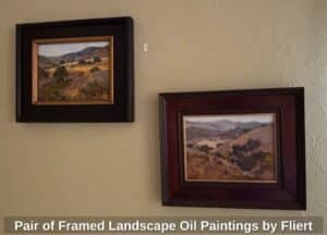 Pair-of-Framed-Landscape-Oil-Paintings-by-Fliert