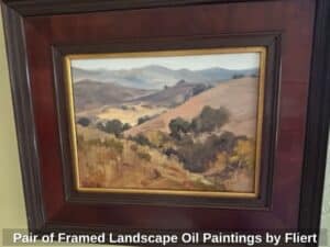 Pair-of-Framed-Landscape-Oil-Paintings-by-Fliert-second-image