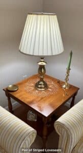 Pair-of-Striped-Loveseats-fourth-image