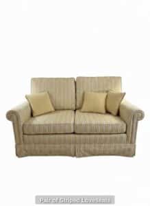 Pair-of-Striped-Loveseats-second-image