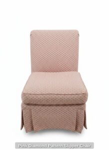 Pink-Diamond-Pattern-Slipper-Chair