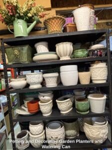 Pottery-and-Decorative-Garden-Planters-and-Watering-Can