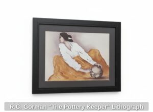 R.C.-Gorman-The-Pottery-Keeper-Lithograph