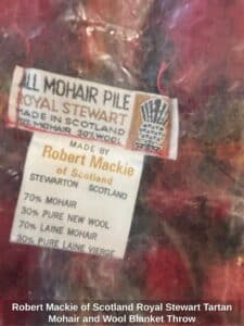 Robert-Mackie-of-Scotland-Royal-Stewart-Tartan-Mohair-and-Wool-Blanket-Throw-second-image
