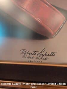 Roberto-Lupetti-Violin-and-Books-Limited-Edition-Print-second-image
