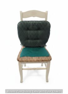 Round-Pine-Dining-Table-with-Four-Chairs-second-image