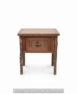 Rustic-Log-and-Plank-Nightstand