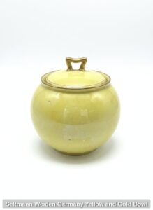 Seltmann-Weiden-Germany-Yellow-and-Gold-Bowl