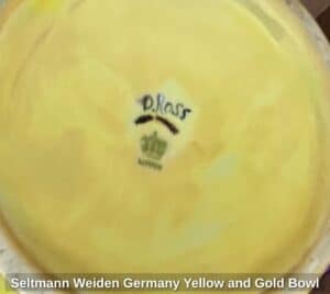 Seltmann-Weiden-Germany-Yellow-and-Gold-Bowl-second-image