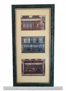 Set-of-Framed-Vintage-Parisian-Shop-Prints-second-image