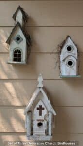 Set-of-Three-Decorative-Church-Birdhouses