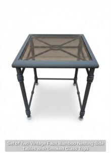 Set-of-Two-Vintage-Faux-Bamboo-Nesting-Side-Tables-with-Smoked-Glass-Tops