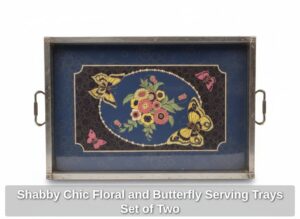 Shabby-Chic-Floral-and-Butterfly-Serving-Trays-Set-of-Two-second-image