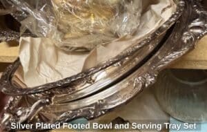 Silver-Plated-Footed-Bowl-and-Serving-Tray-Set-fourth-image