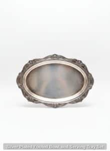 Silver-Plated-Footed-Bowl-and-Serving-Tray-Set-sixth-image