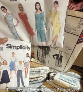 Simplicity-and-Butterick-Sewing-Patterns-Lot