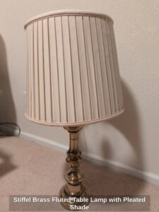 Stiffel-Brass-Fluted-Table-Lamp-with-Pleated-Shade