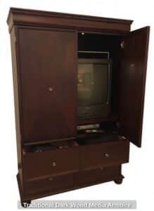 Traditional-Dark-Wood-Media-Armoire-second-image