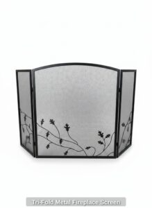 Tri-Fold-Metal-Fireplace-Screen