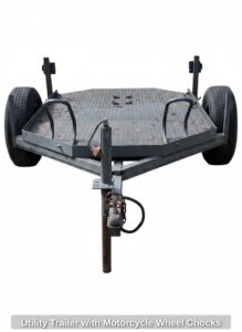 Utility-Trailer-with-Motorcycle-Wheel-Chocks