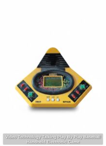 Video-Technology-Talking-Play-By-Play-Baseball-Handheld-Electronic-Game