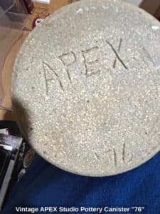 Vintage-APEX-Studio-Pottery-Canister-second-image