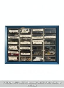 Vintage-Akro-Mils-Drawer-Small-Parts-Storage-Cabinet