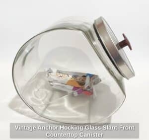 Vintage-Anchor-Hocking-Glass-Slant-Front-Countertop-Canister