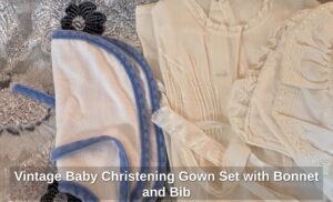 Vintage-Baby-Christening-Gown-Set-with-Bonnet-and-Bib