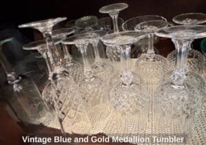Vintage-Blue-and-Gold-Medallion-Tumbler